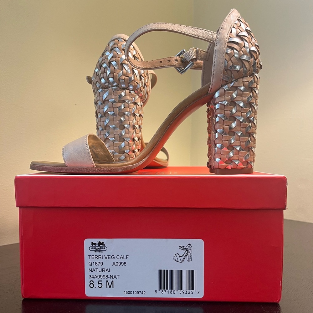 Coach Terri Veg Calf Heels – Size 8.5M – Like New